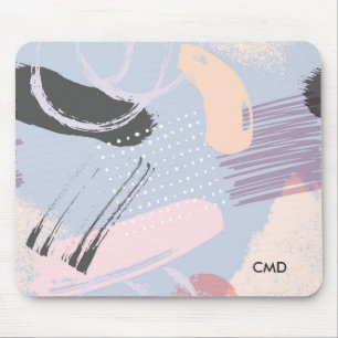 Tapis De Souris Pastel aquarelles brushstrokies composition artist