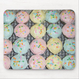 Tapis De Souris Pastel Baking Gâteau Footies Cupcakes Pad Souris