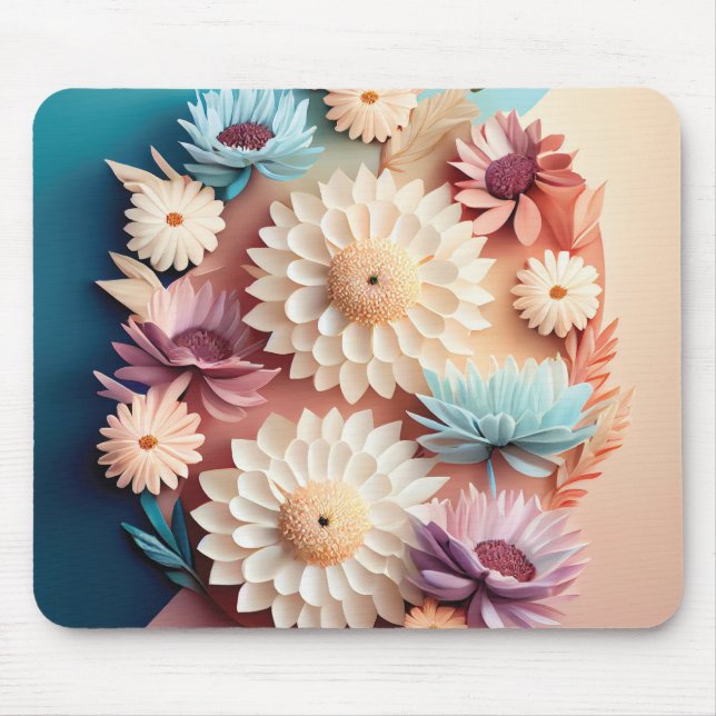 Tapis De Souris Pastel Blooms (Devant)