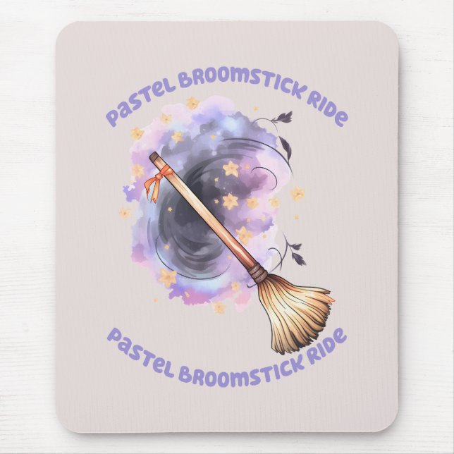 Tapis De Souris Pastel Broomstick (Devant)
