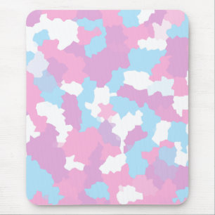 Tapis De Souris Pastel Camouflage Motif d'art Abstrait