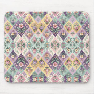 Tapis De Souris Pastel coloré Jacquard Pâques/Printemps