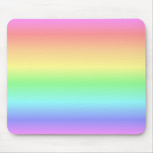 Tapis De Souris Pastel d'arc-en-ciel