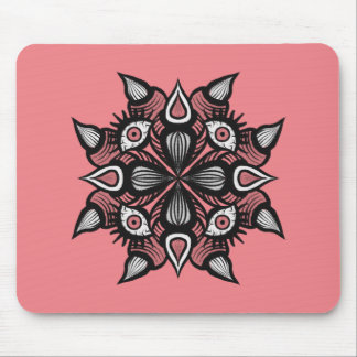 Tapis De Souris Pastel goth rose déplaisant monstre sorcière
