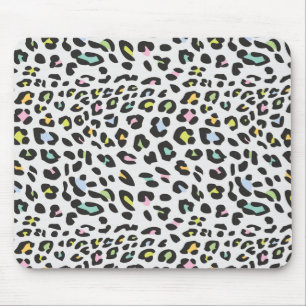 Tapis De Souris Pastel Leopard Spot Motif