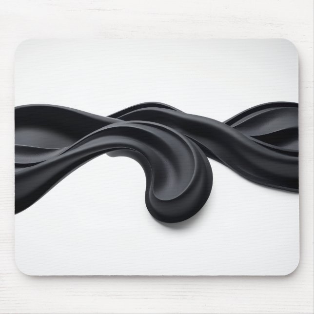 Tapis De Souris Pastel noir (Devant)