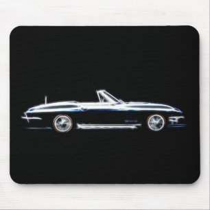 Tapis De Souris Pastenague 1965 de Chevrolet Corvette Mousepad