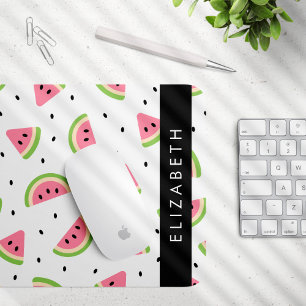 Tapis De Souris Pastèque Rose, Pâtes De Pâques, Votre Nom