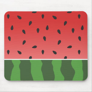 Tapis De Souris Pastèque rouge et verte Mousepad