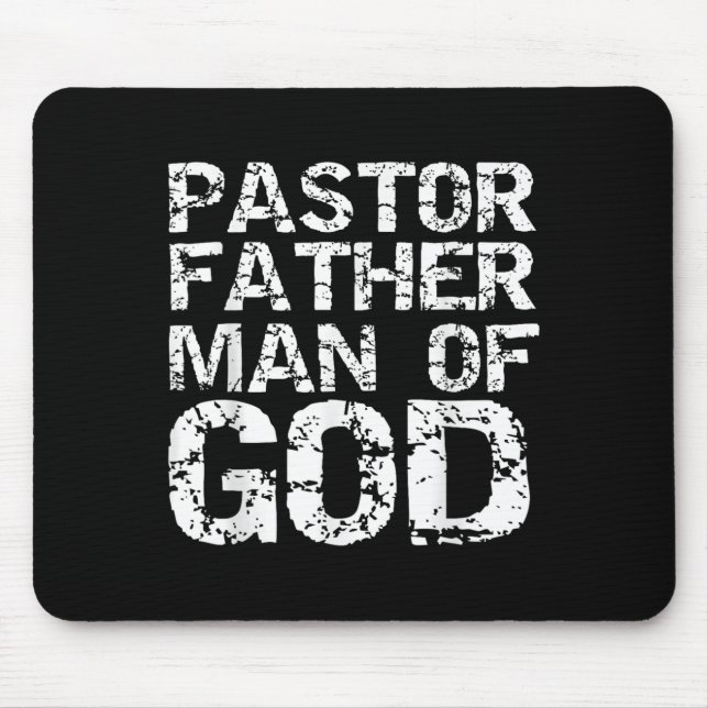 Tapis De Souris Pastor Appreciation Gift For Dads Pastor Father Ma (Devant)