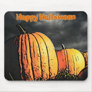 Tapis De Souris Patch Citrouille Halloween