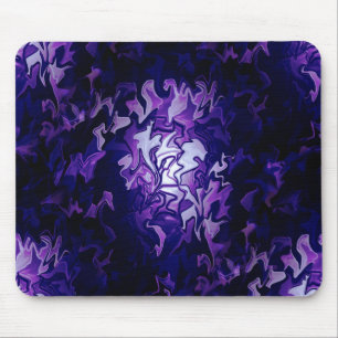 Tapis De Souris Patch de chou pourpre...