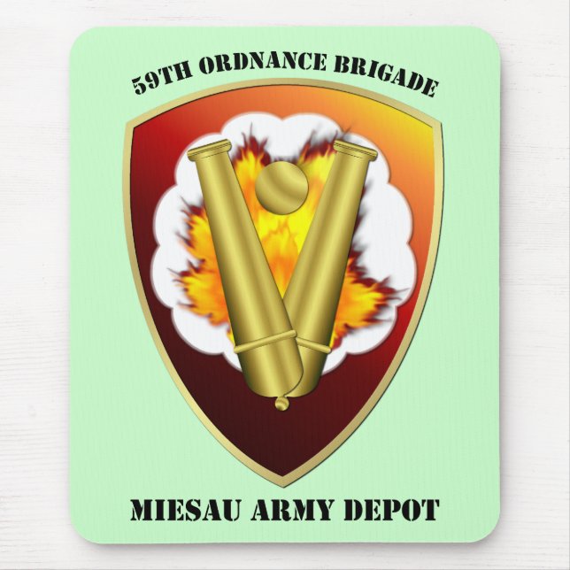 Tapis De Souris Patch de la 59e brigade d'artillerie (Devant)