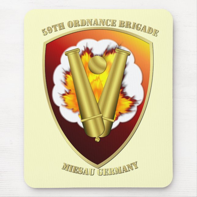 Tapis De Souris Patch de la 59e brigade d'artillerie (Devant)