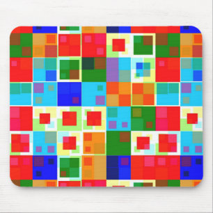 Tapis De Souris Patchwork De Couleur