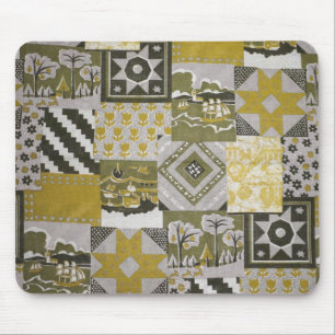 Tapis De Souris Patchwork or Mousepad
