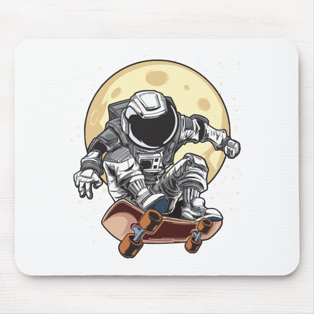 Tapis De Souris Patin Astronaute (Devant)