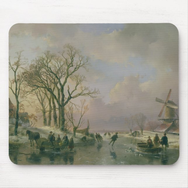 Tapis De Souris Patinage en Hollande (Devant)