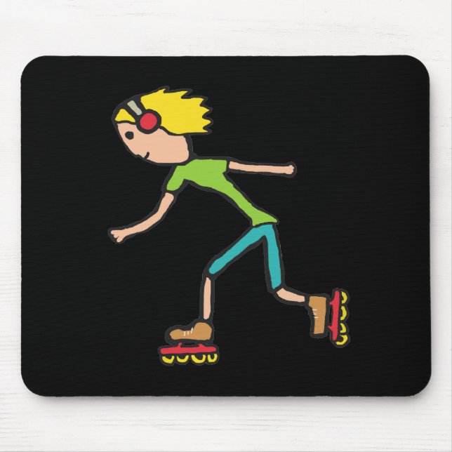 Tapis De Souris Patinage en ligne (Devant)