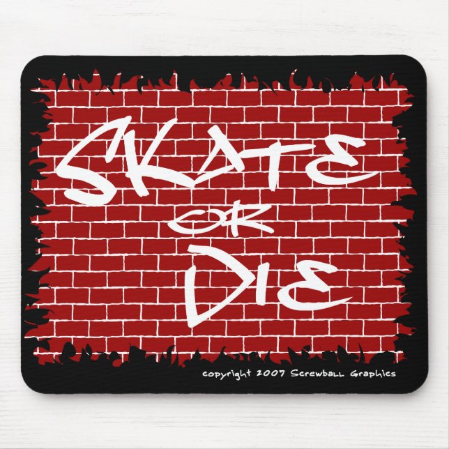 Tapis De Souris Patinage Ou Mousepad (Devant)