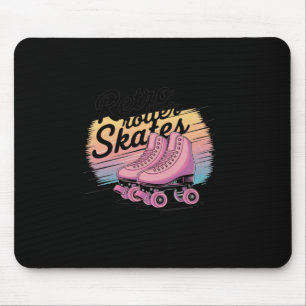 Tapis De Souris Patins à roulettes Rétro - Autocollant Vibes 80s6