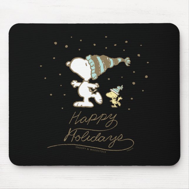 Tapis De Souris Patins d'hiver Peanuts  (Devant)