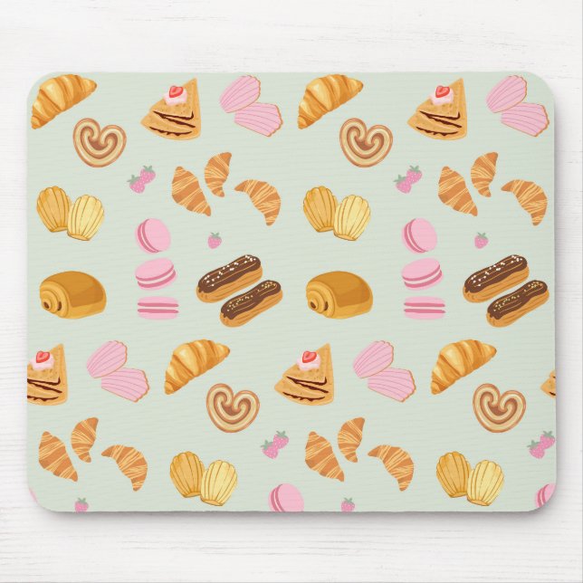 Tapis De Souris Pâtisseries à Paris (Devant)