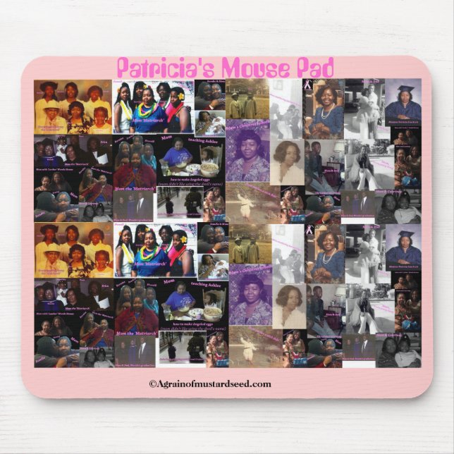 Tapis De Souris Patricia's Agrainofmustardseed.com Pad de souris r (Devant)