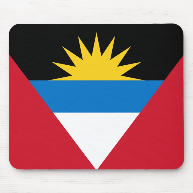 Tapis De Souris Patriotic Antigua and Barbuda Flag (Devant)