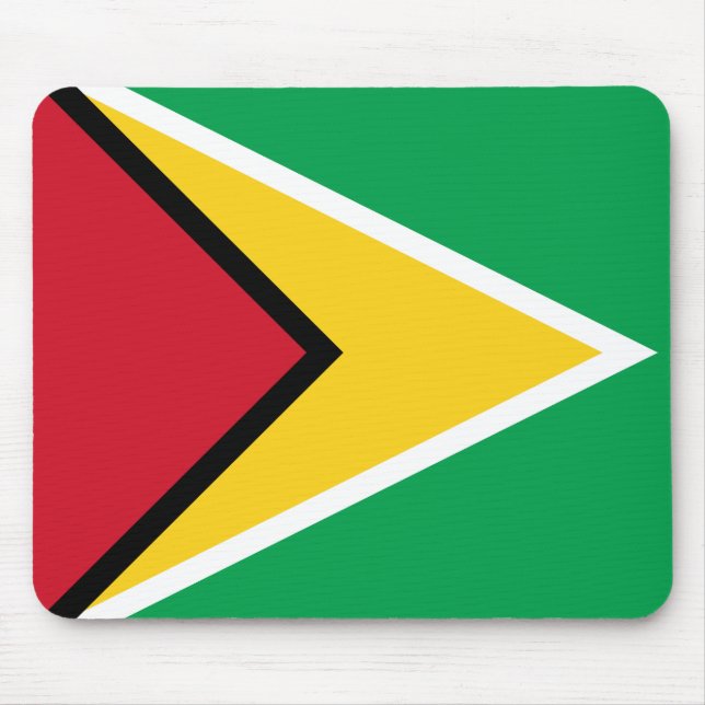 Tapis De Souris Patriotic Guyana Flag (Devant)