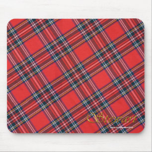 Tapis De Souris Patriotique écossais Royal Clan Stewart Plaid Tart