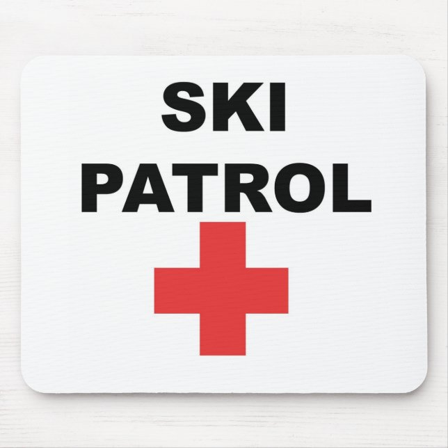 Tapis De Souris Patrouille de ski (Devant)