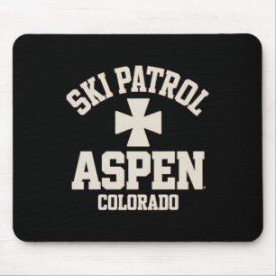 Tapis De Souris Patrouille de ski Aspen Colorado Ski et Snowboard