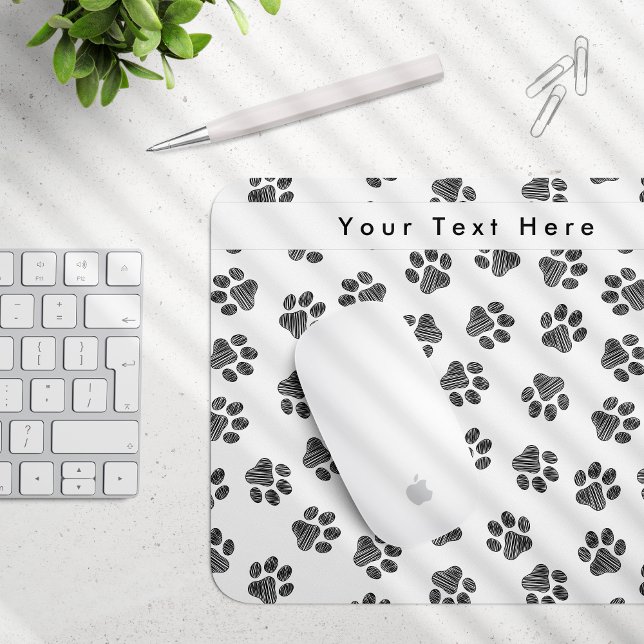 Tapis De Souris Patrouilles de Doodle, Paws de Chien, Paws de Chat (Créateur téléchargé)