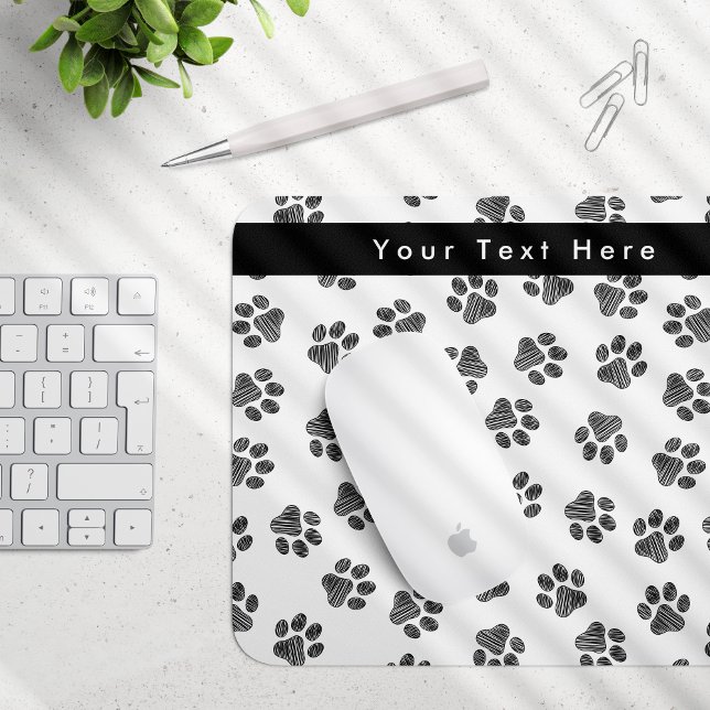 Tapis De Souris Patrouilles de Doodle, Paws de Chien, Paws de Chat (Créateur téléchargé)