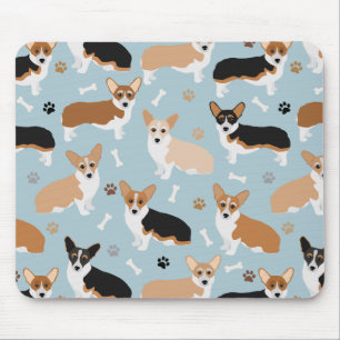 Tapis De Souris Patrouilles et os de Chiens de Corgi