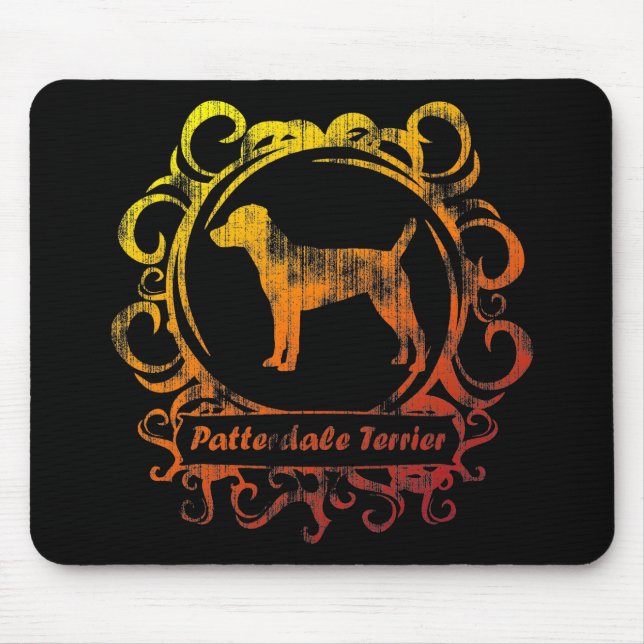 Tapis De Souris Patterdale patiné chic Terrier (Devant)