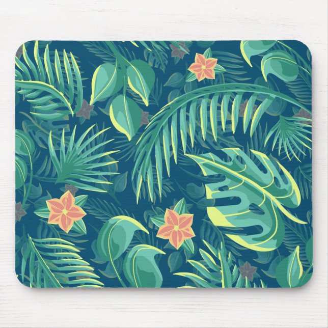 Tapis De Souris Patteries Tropical (Devant)