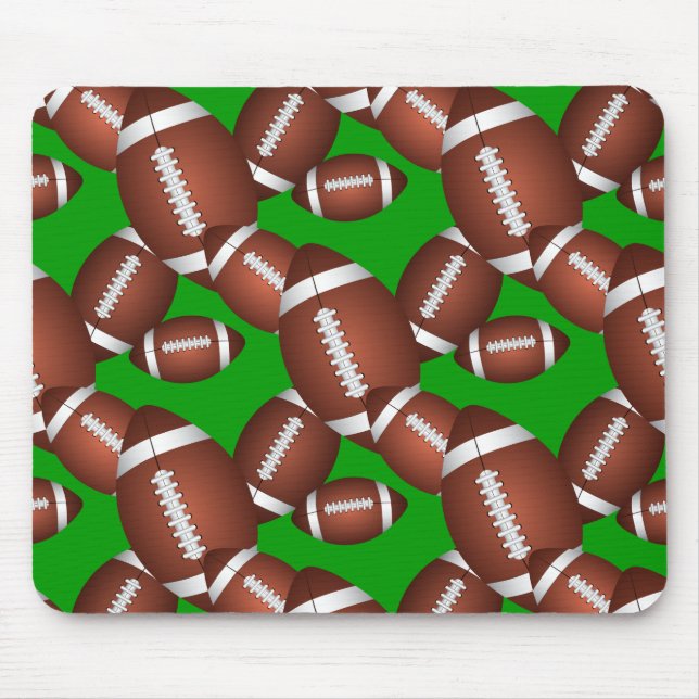 Tapis De Souris Pattern de football (Devant)