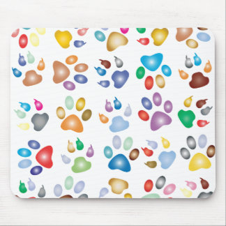 Tapis De Souris Pattes d'animaux familiers