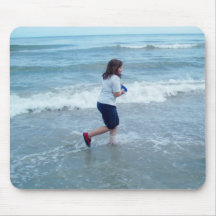 Patty courant sur la plage