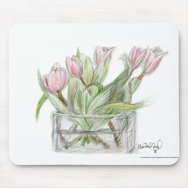 Tapis De Souris PAU58 fleur 1.tif (Devant)