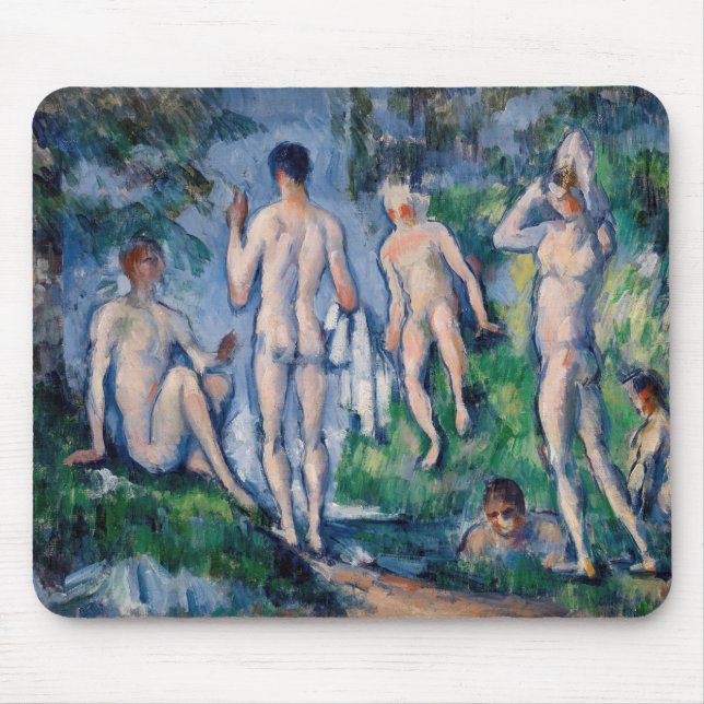 Tapis De Souris Paul Cezanne - Groupe des Bathères (Devant)