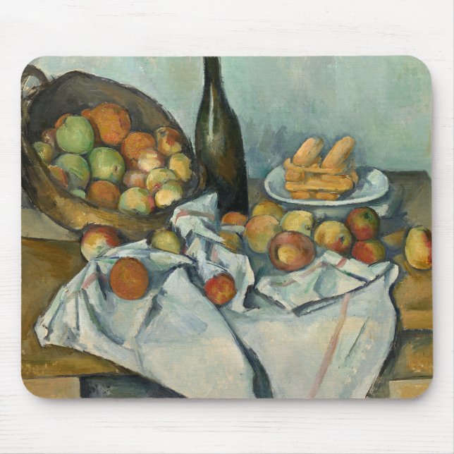 Tapis De Souris Paul Cezanne - Le panier des pommes (Devant)