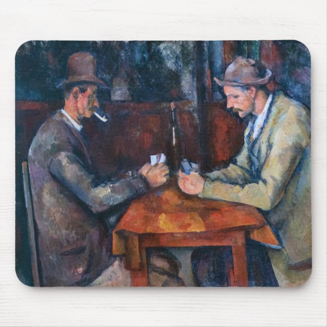 Tapis De Souris Paul Cezanne - Les Joueurs De Cartes (Devant)