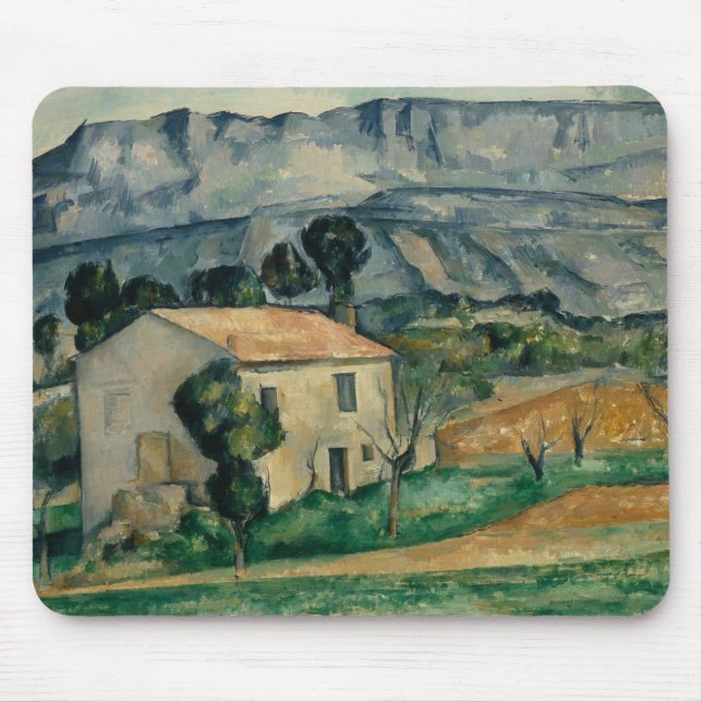 Tapis De Souris Paul Cezanne - Maison en Provence (Devant)