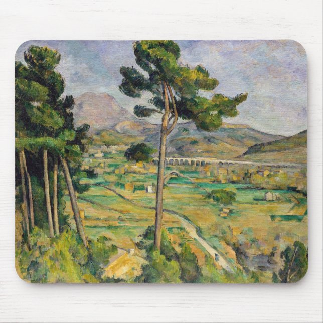 Tapis De Souris Paul Cezanne - Mont Sainte-Victoire et Viaduc (Devant)