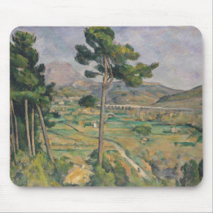 Tapis De Souris Paul Cezanne   Paysage avec viaduc