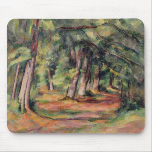 Tapis De Souris Paul Cezanne   Sous-bois 1890-94