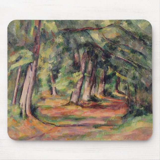 Tapis De Souris Paul Cezanne | Sous-bois 1890-94 (Devant)